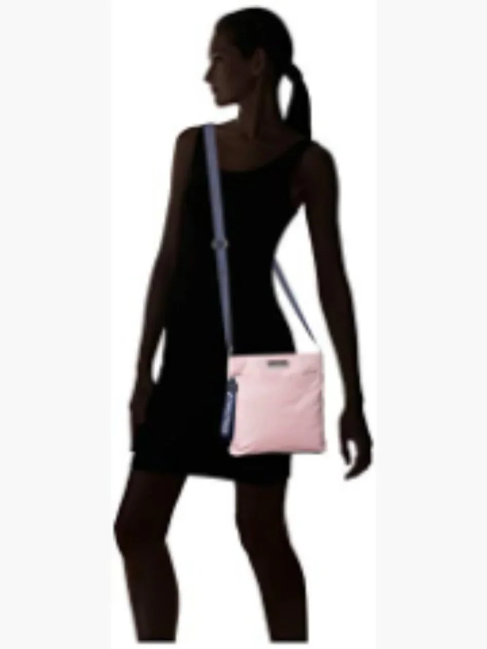 Nylon Crossbody Bag Sling Purse with Adjustable Strap, Small Travel Handbag